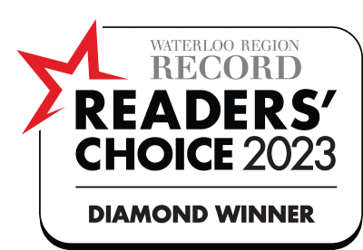 waterloo region record readers' choice 2023 diamond winner logo