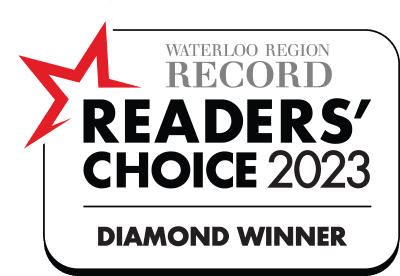 waterloo region record readers' choice 2023 diamond winner logo